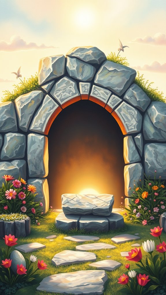 easter empty tomb artwork