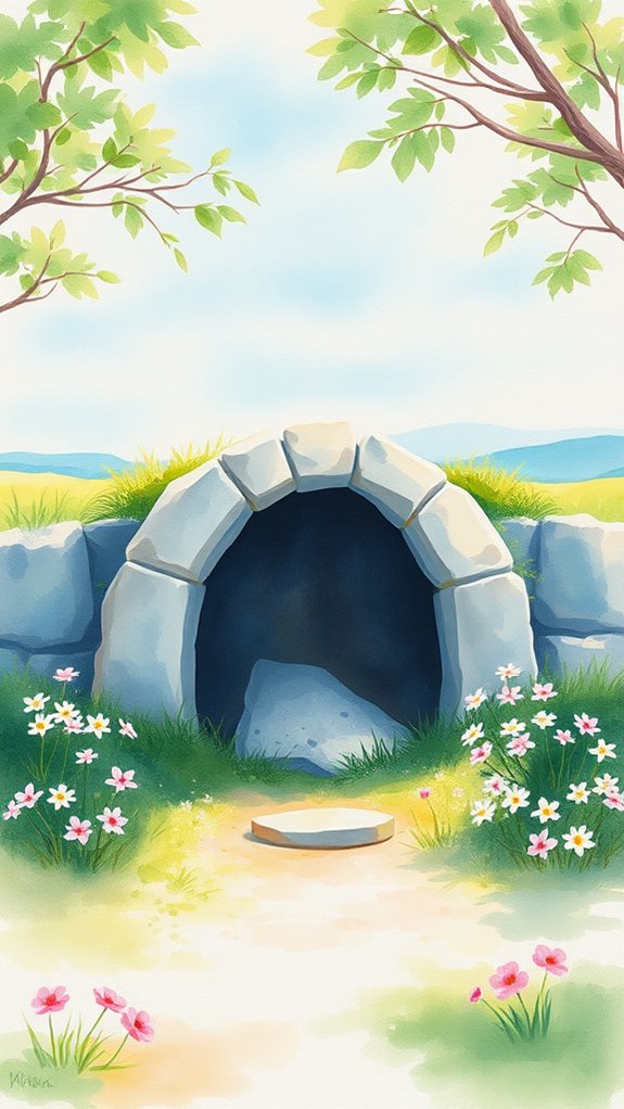 easter empty tomb artwork