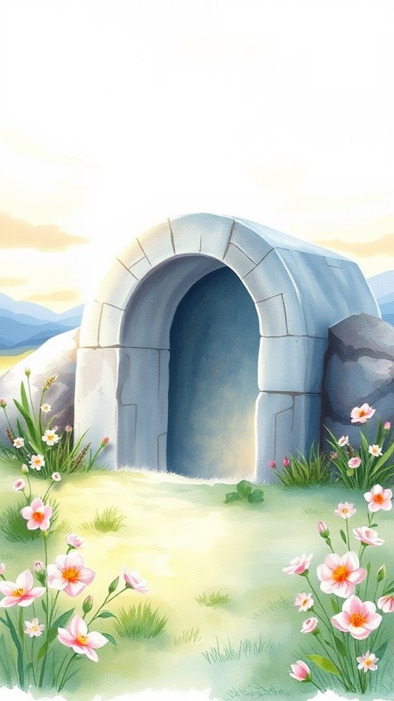 easter empty tomb artwork