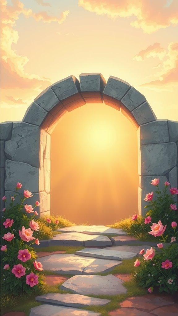 easter empty tomb painting