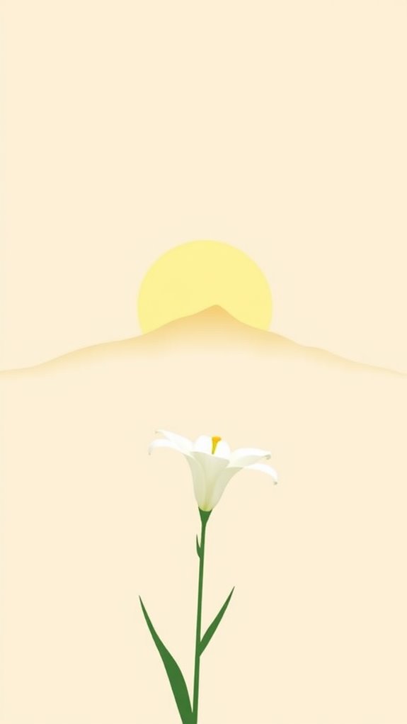 easter minimalist design concept