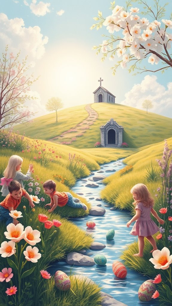 easter sunday cheerful artwork