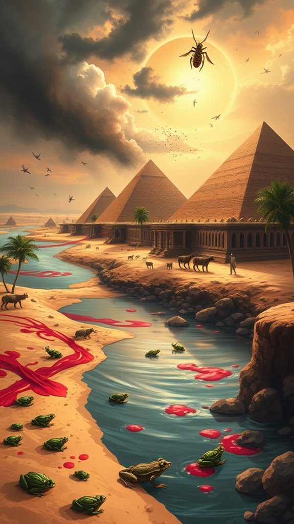 egypt s ten plagues imagery