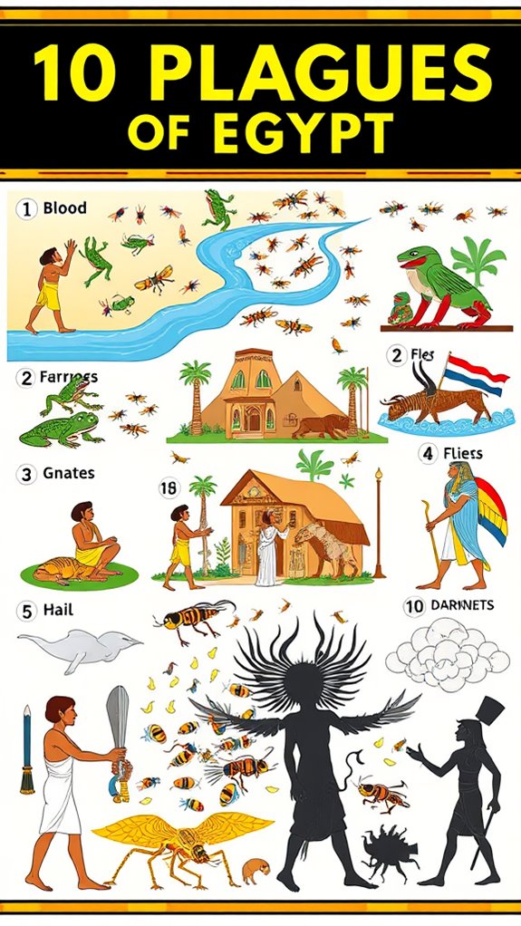 egyptian plagues clipart collection