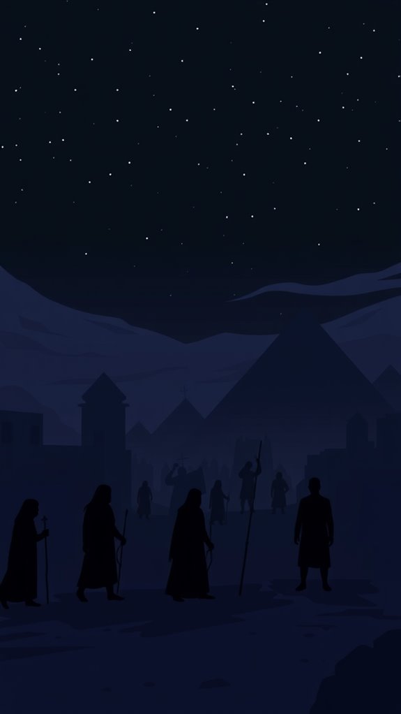 egyptian plagues dark imagery