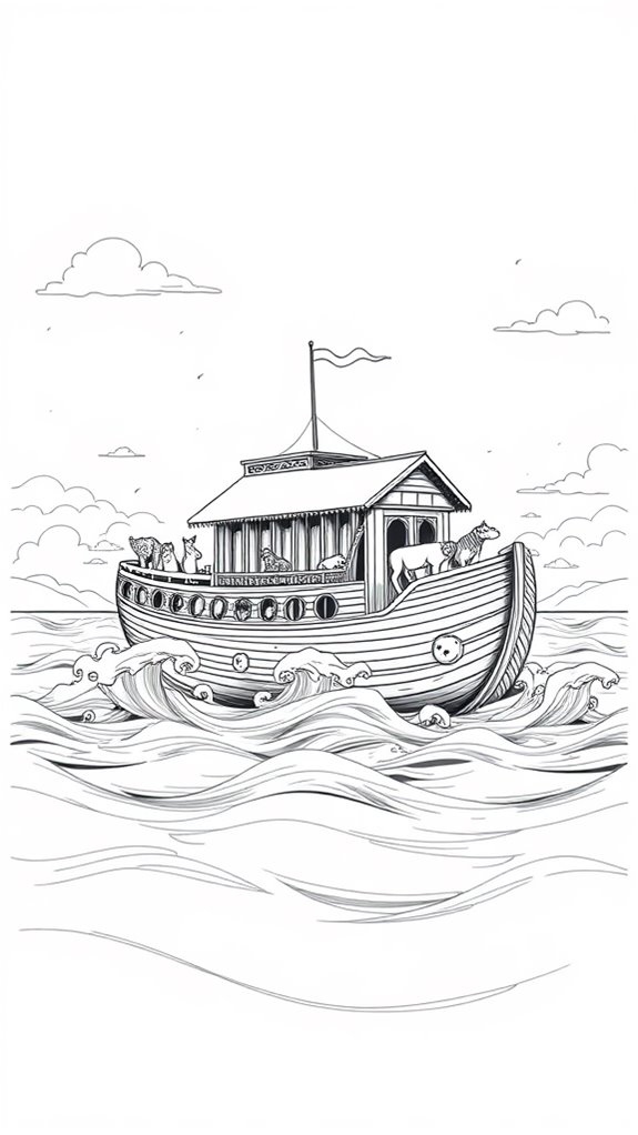 elegant black and white illustration