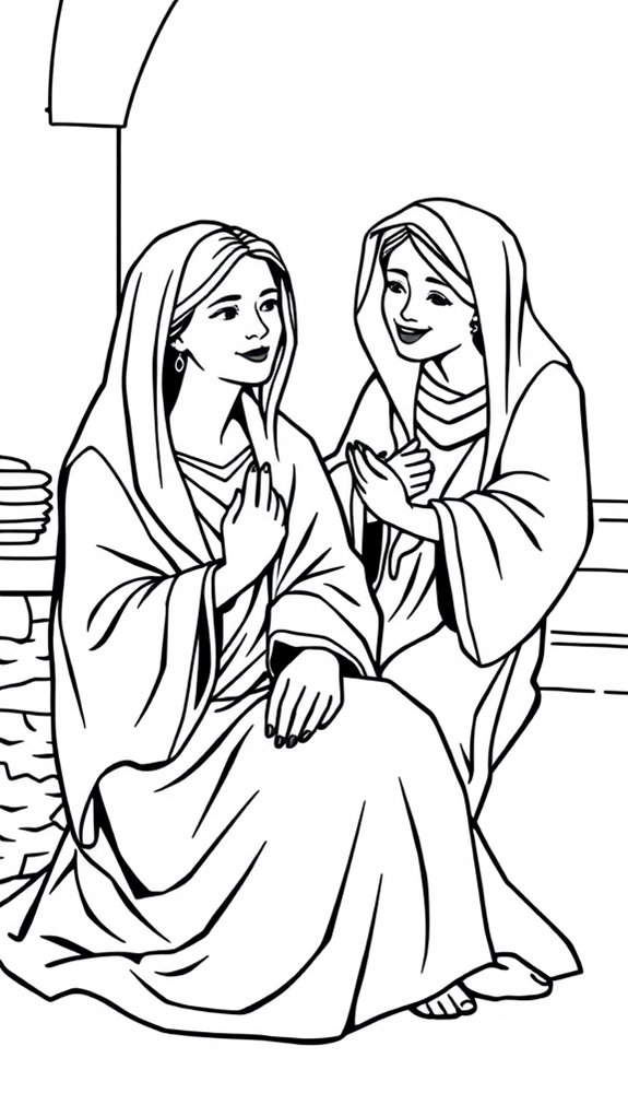 elegant line art clipart