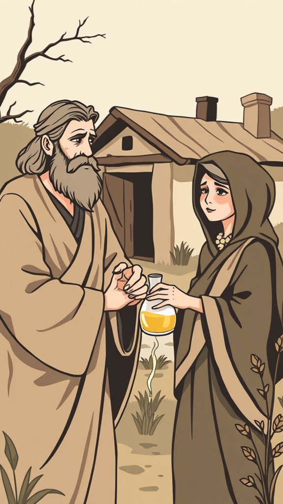 elijah and widow artwork