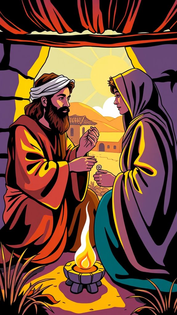 elijah and widow artwork