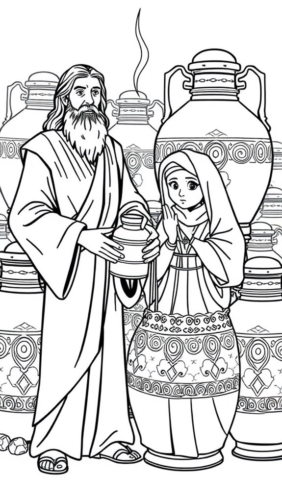12 Elijah And The Widow Coloring Pages Printable & Free To Download