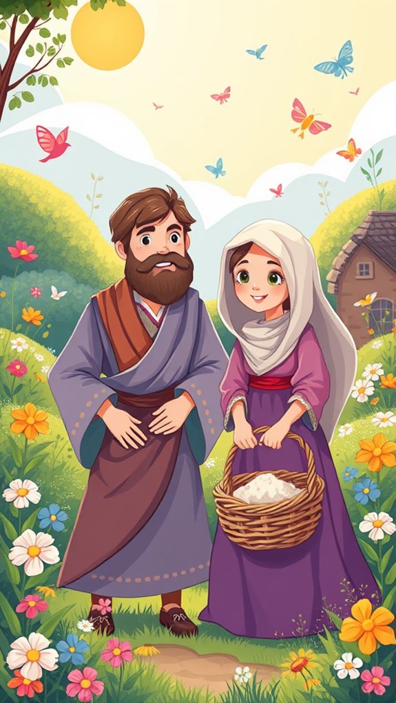 elijah and widow illustration