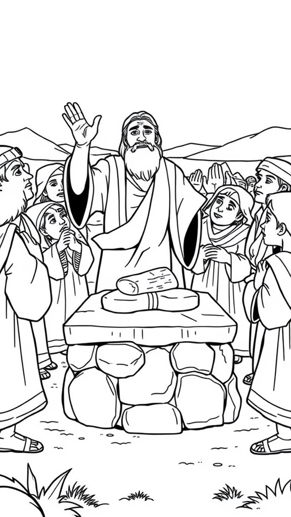 12 Elijah And The Prophets Of Baal Coloring Pages - Printable & Free To