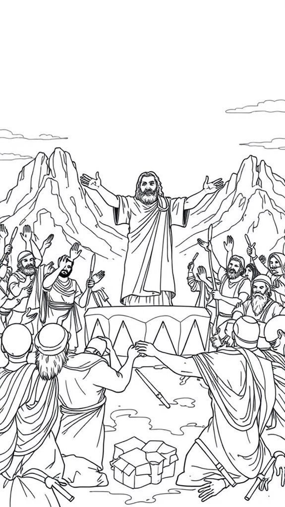 12 Elijah And The Prophets Of Baal Coloring Pages - Printable & Free To
