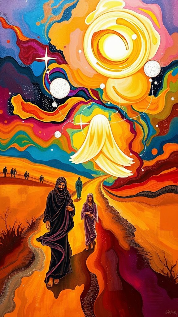 emmaus journey abstract art