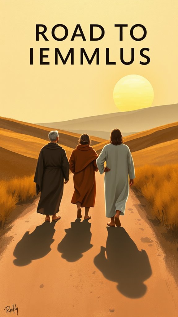emmaus journey artistic depiction