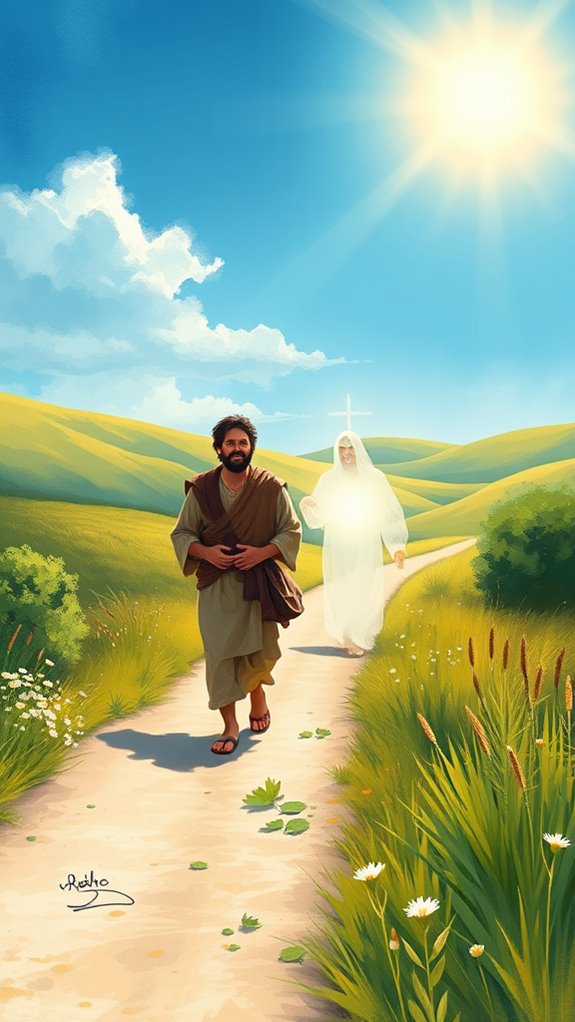 emmaus journey symbolism image