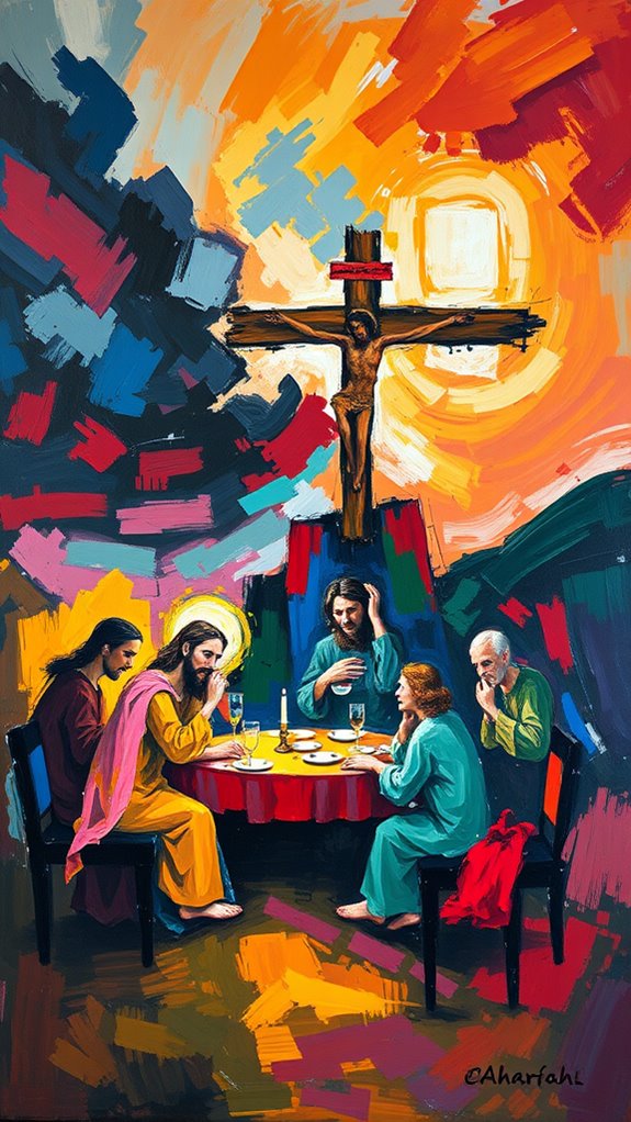 emotional religious art depiction