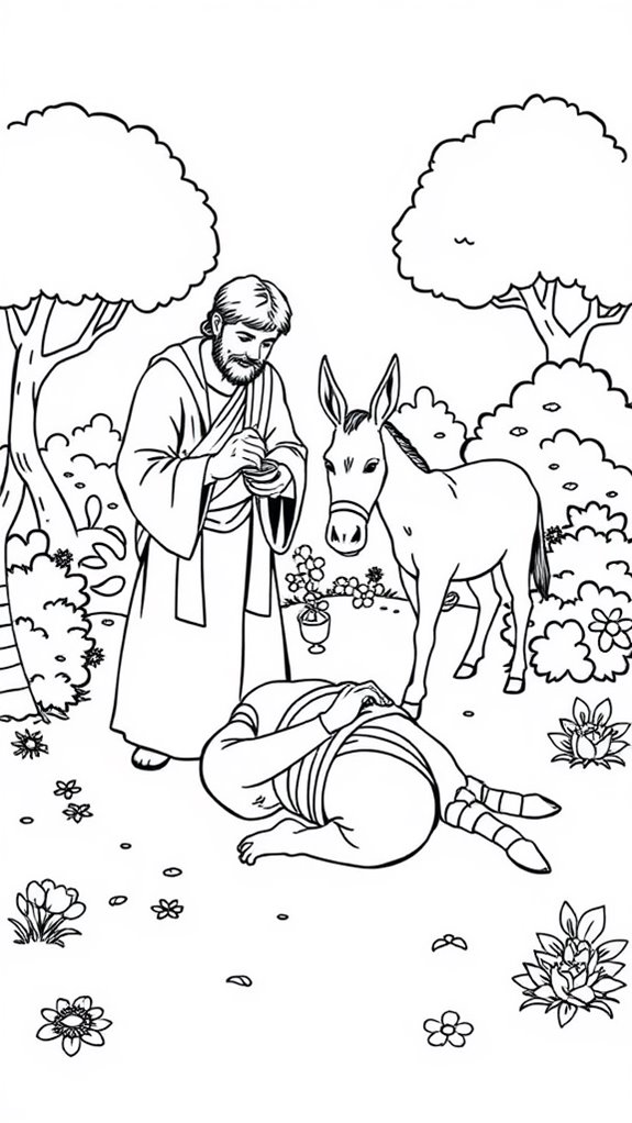 encouraging kindness coloring page