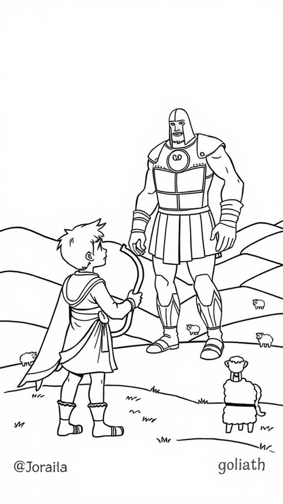 engaging david vs goliath art