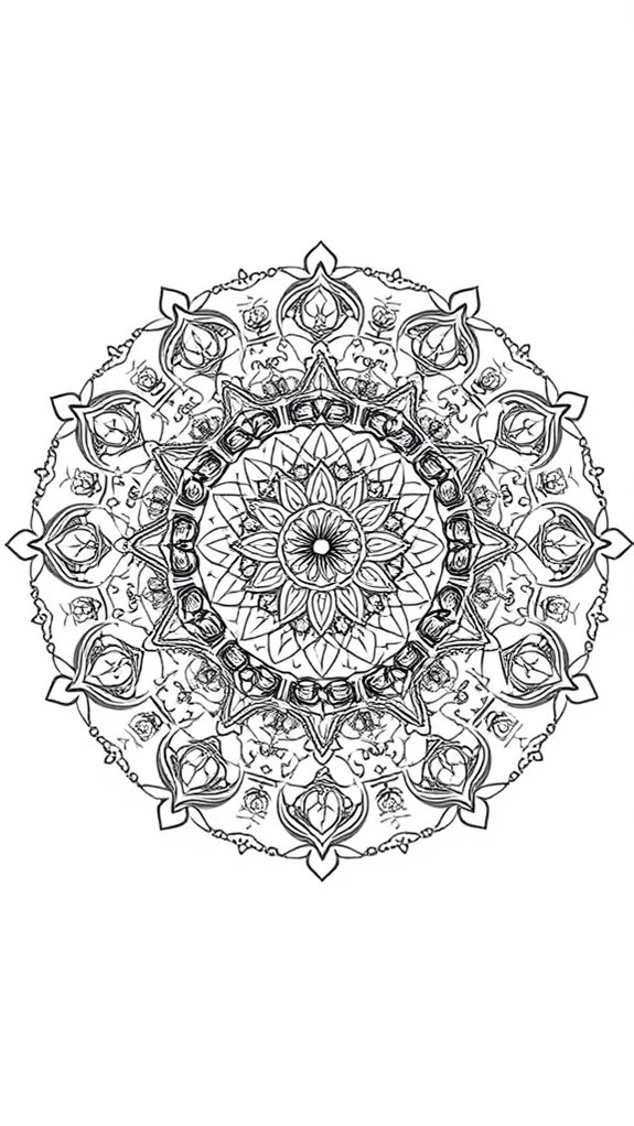 esther mandala coloring page