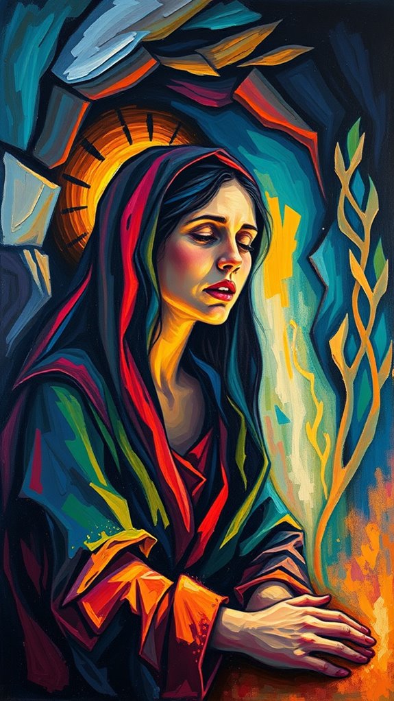 expressionist depiction of mary