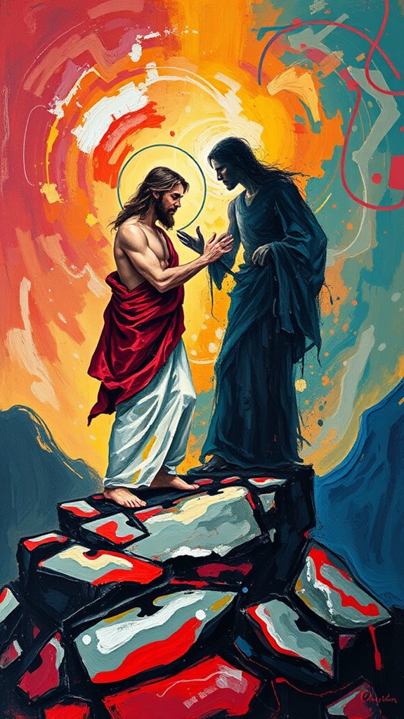 expressionist depiction of temptation