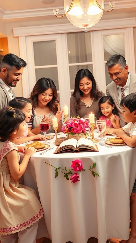 family celebration of communion