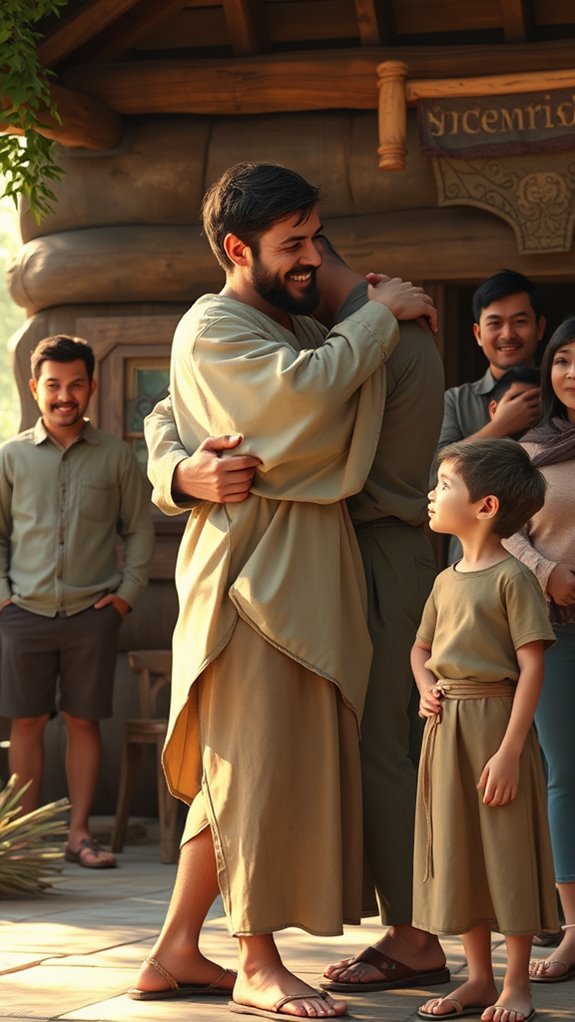 family reunion celebration scene