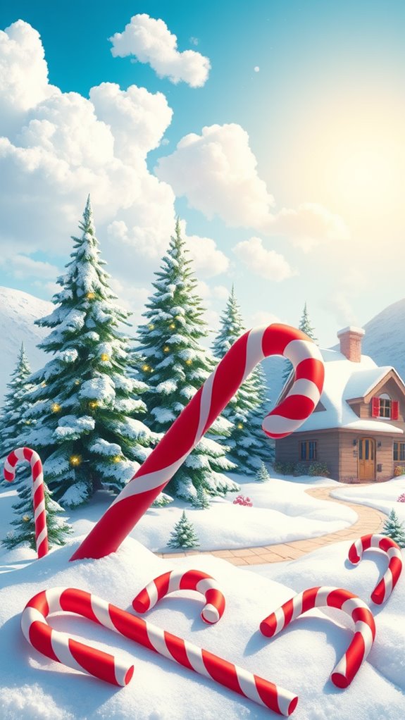 festive candy cane delight