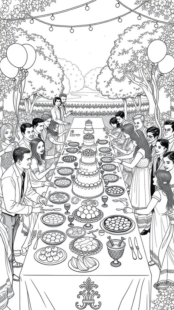 festive coloring page fun