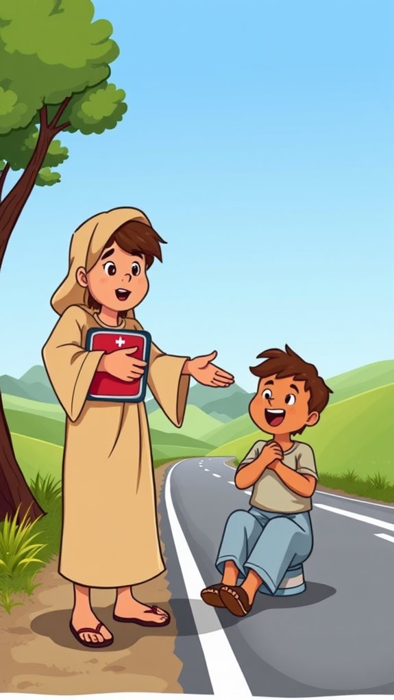 first aid good samaritan clipart