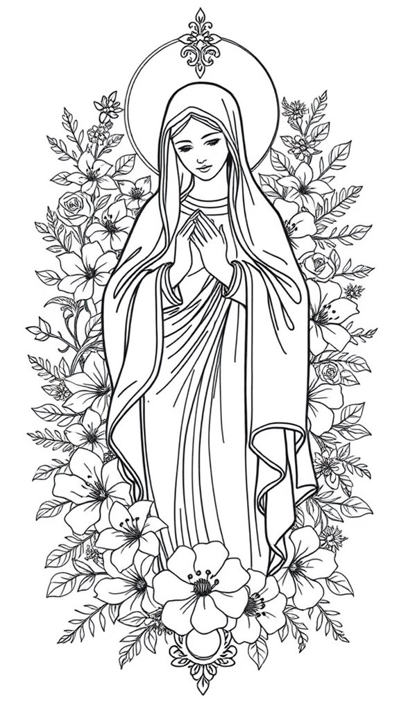 12 Immaculate Conception Coloring Pages - Printable & Free To Download