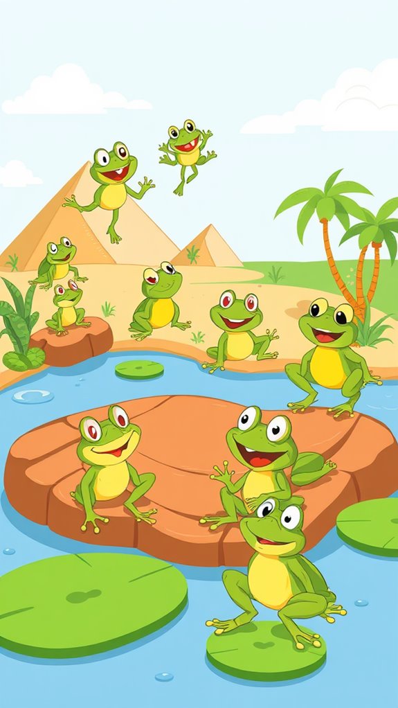 frogs from egypt s plagues