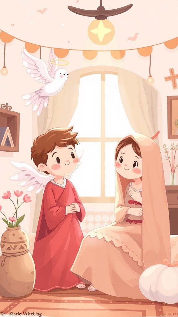 gabriel meets mary adorably