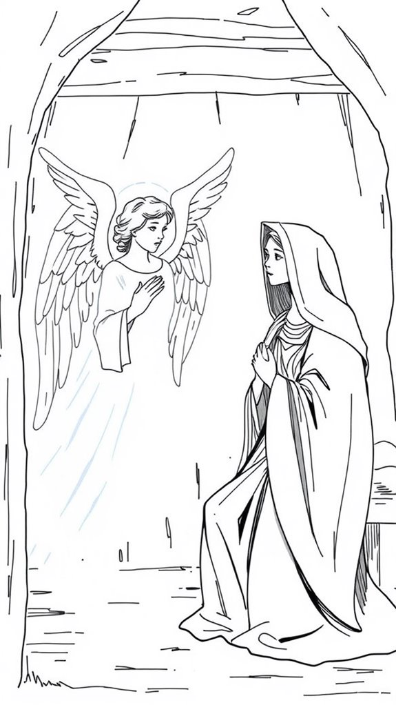 gabriel meets mary visually