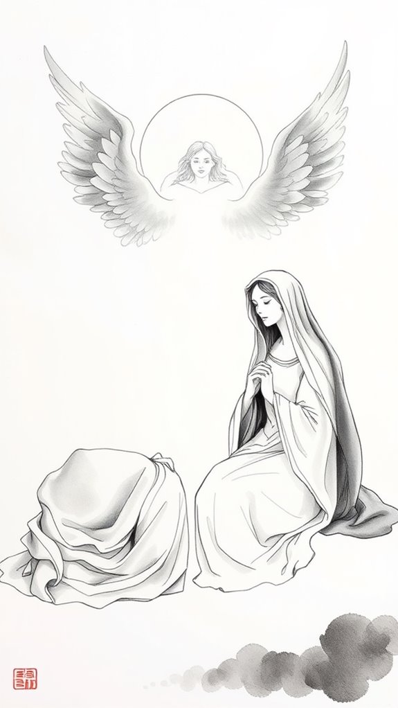 gabriel visits mary artwork