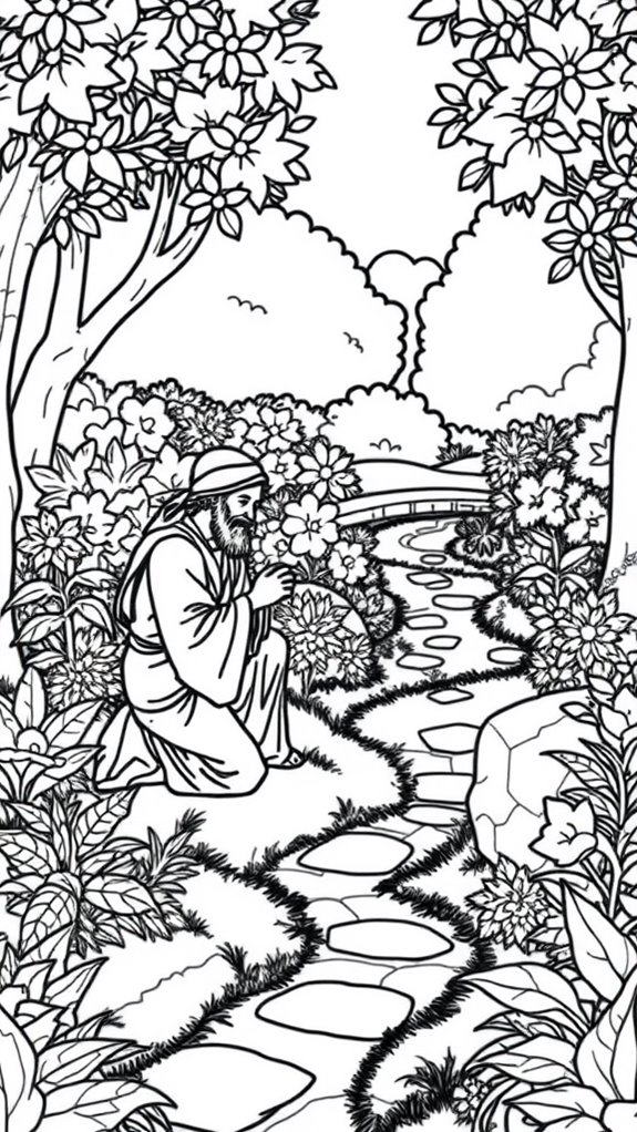 garden good samaritan coloring