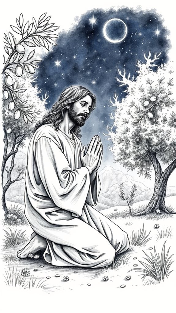 garden prayer of jesus