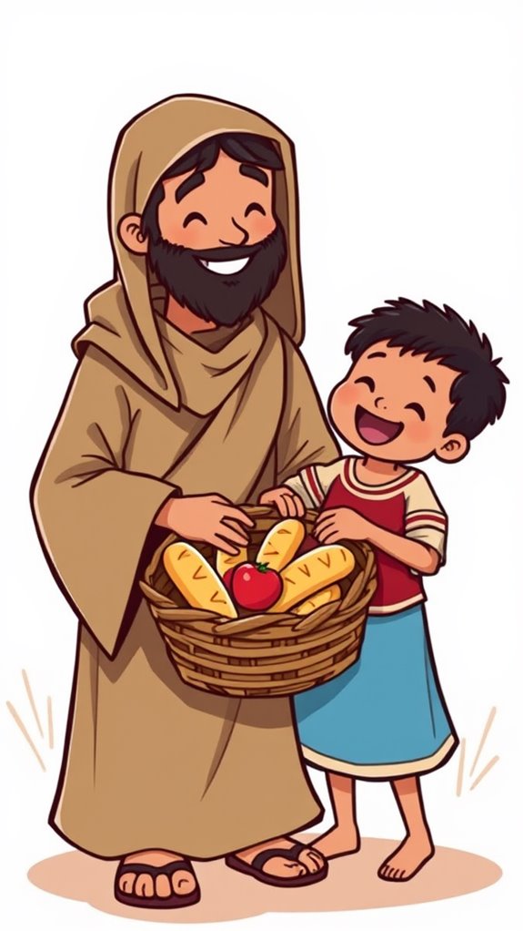 generous sharing of food