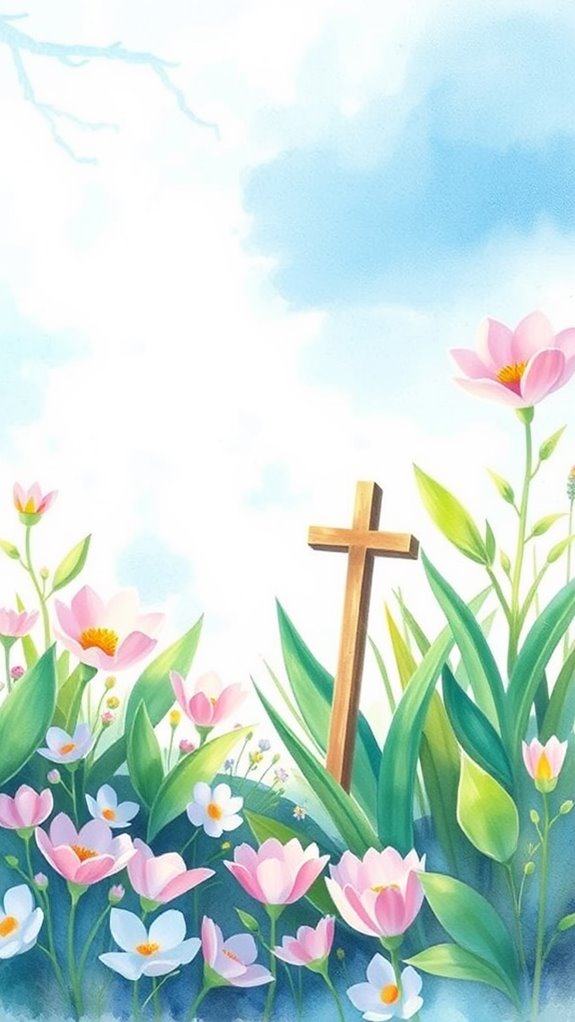 gentle pastel watercolor painting