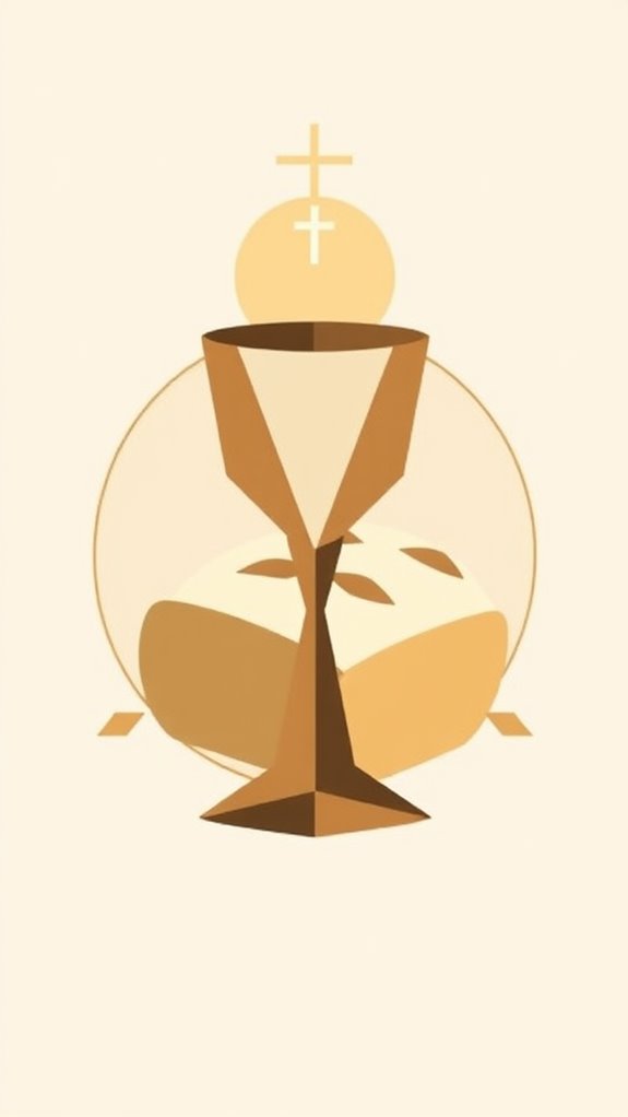 geometric design for communion