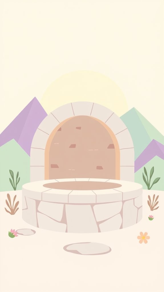 geometric easter tomb clipart