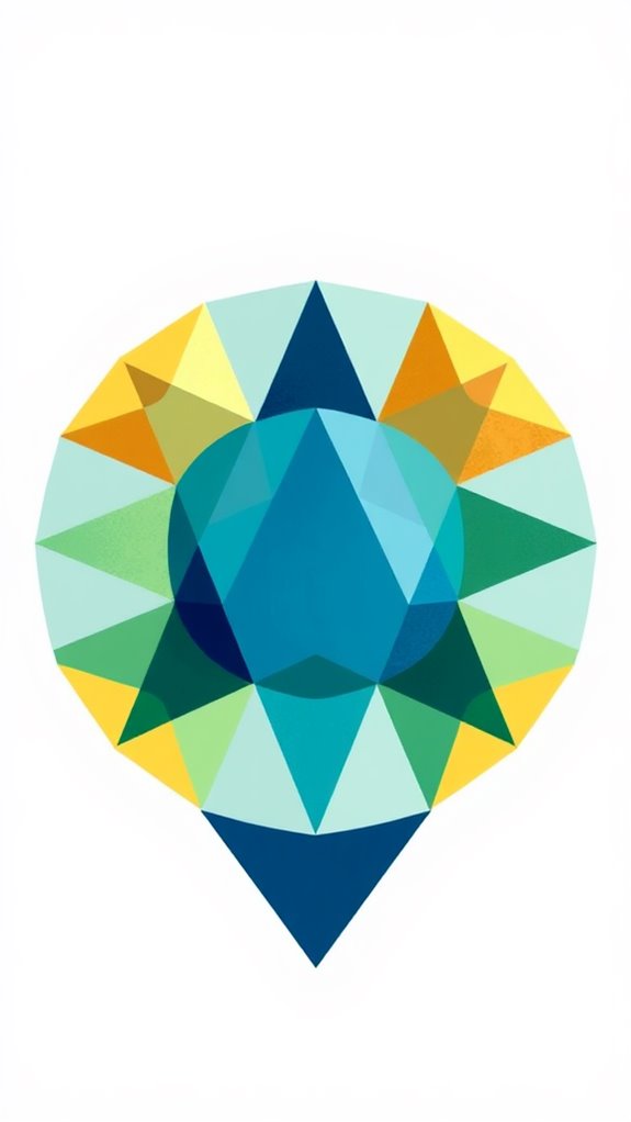 geometric shapes clipart design