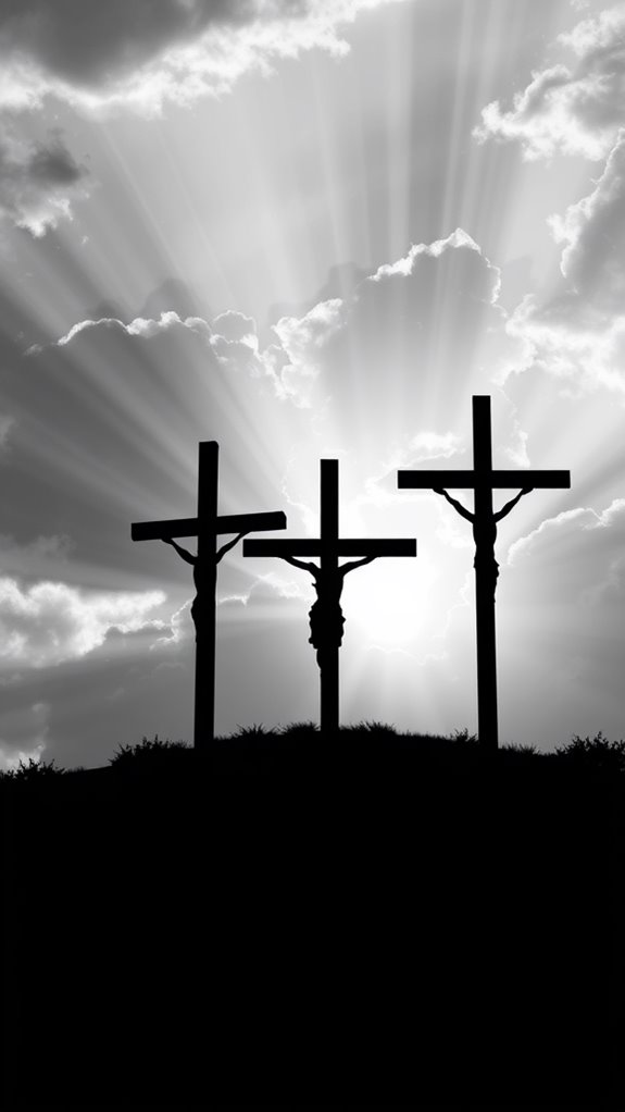 good friday monochrome depiction