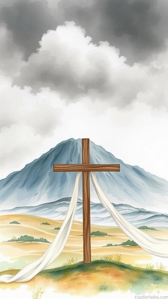 good friday watercolor artwork