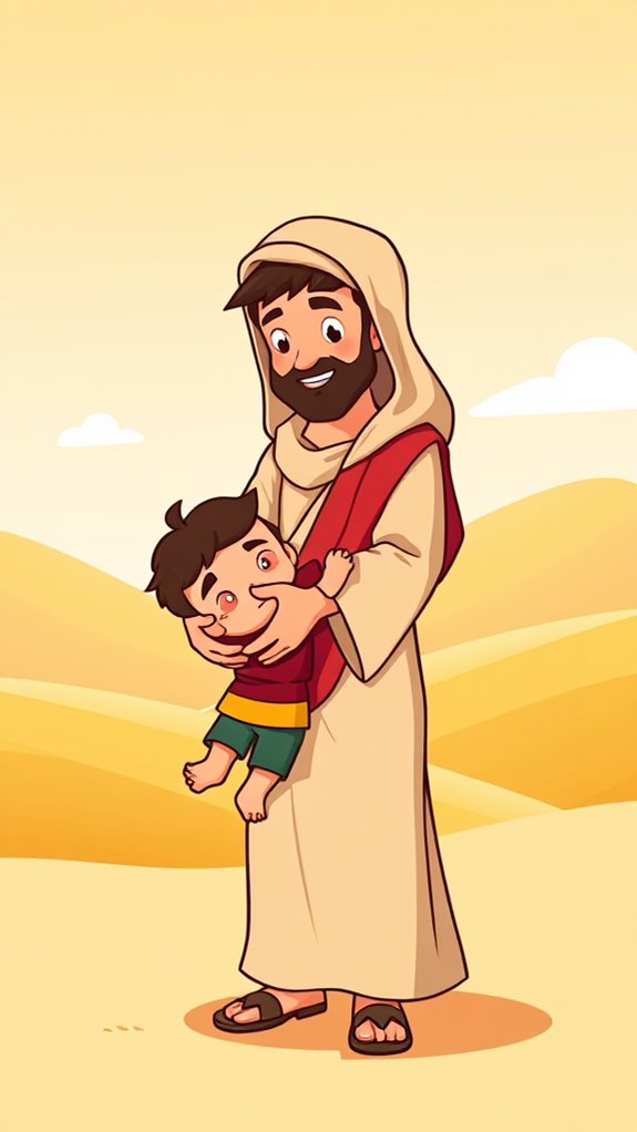 good samaritan helping child