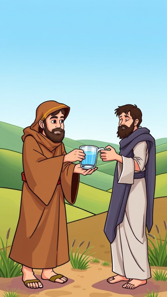 good samaritan offers water