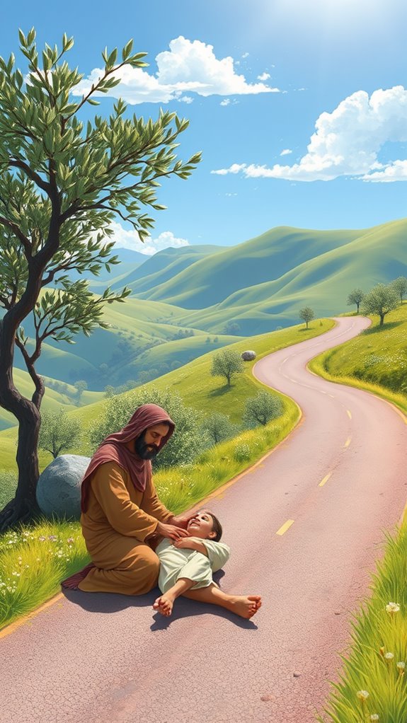 good samaritan scene depiction