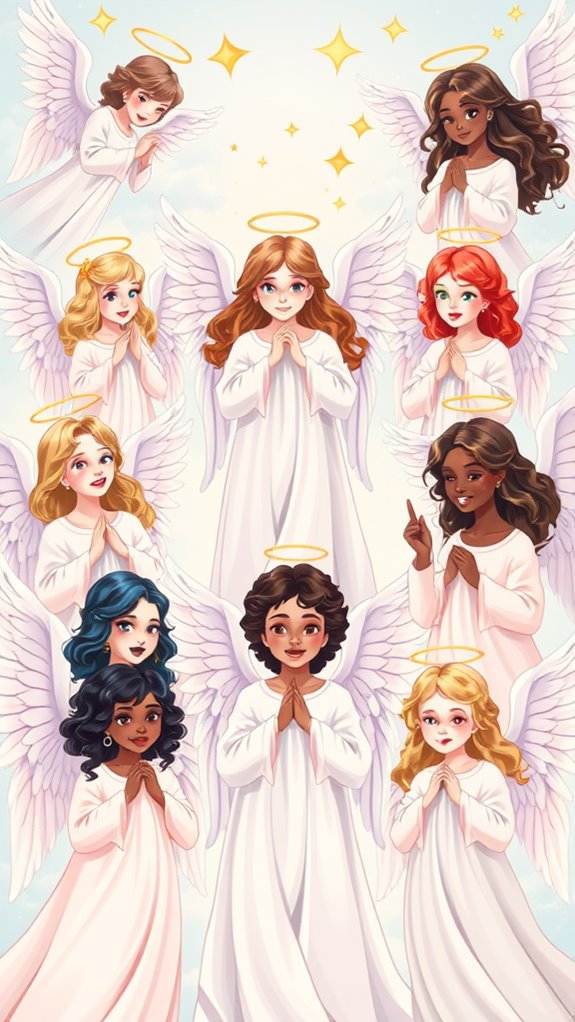 guardian angels collage art