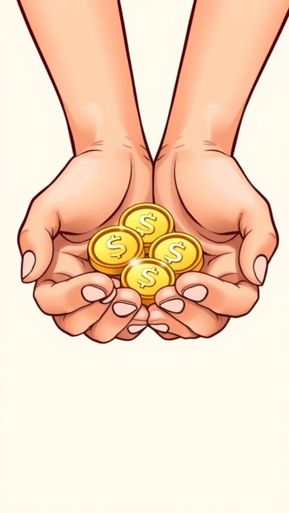 hands grasping hidden talents